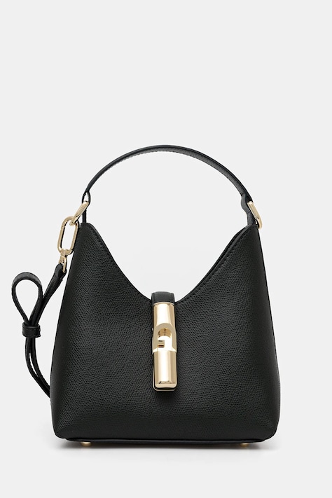 Furla torebka skórzana kolor zielony WE00876 ARE000 4491S