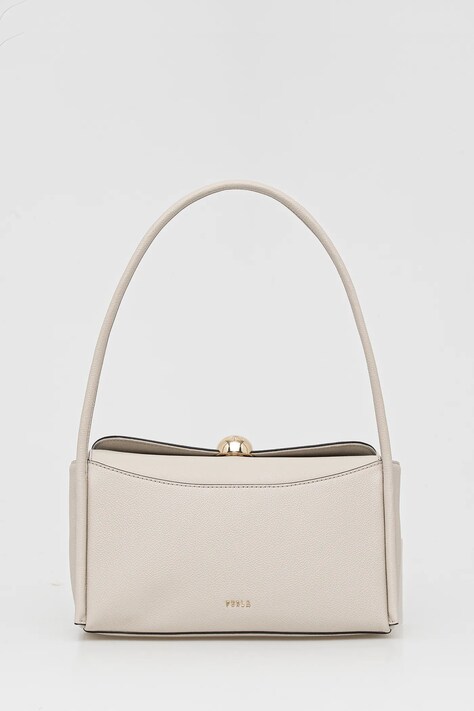 Furla torebka skórzana Nicole M Boston Bag kolor beżowy WB01883 BX4296 4556S