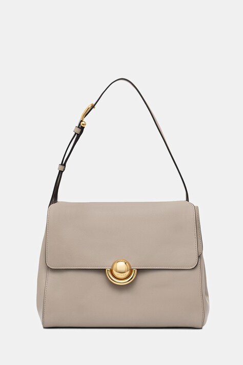 Furla torebka skórzana Domus S Shoulder Bag kolor szary WB01862 BX4185 4488S