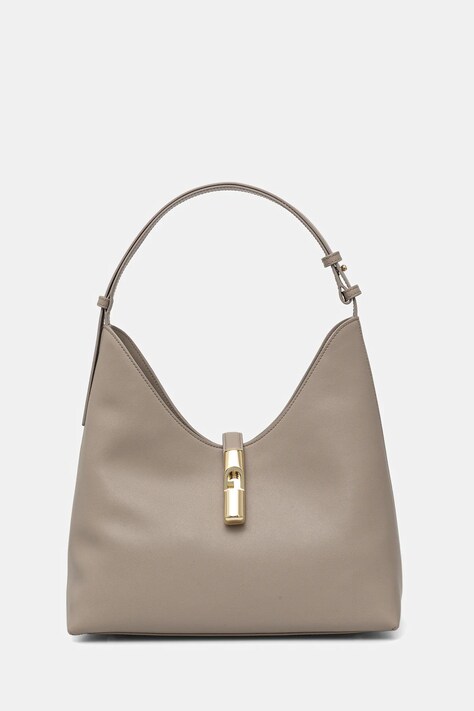 Furla torebka skórzana Goccia M kolor beżowy WB01499 BX3104 4488S