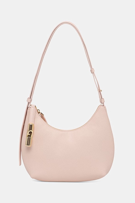 Furla torebka damska skórzana Goccia S Shoulder Bag różowa WB01500 BX3353 4355S