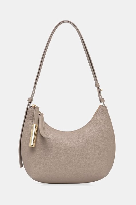 Furla torebka rogal damska skórzana Goccia S Shoulder Bag beżowa WB01500 BX3353 4488S