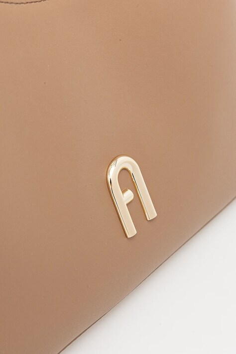 Furla torebka skórzana Diamente S Shoulder kolor brązowy WB00782 AX0733 4489S