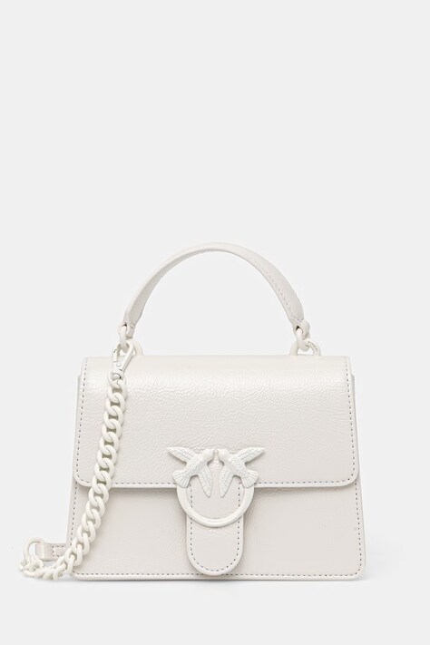 Pinko torebka skórzana kolor beżowy 100071 A315