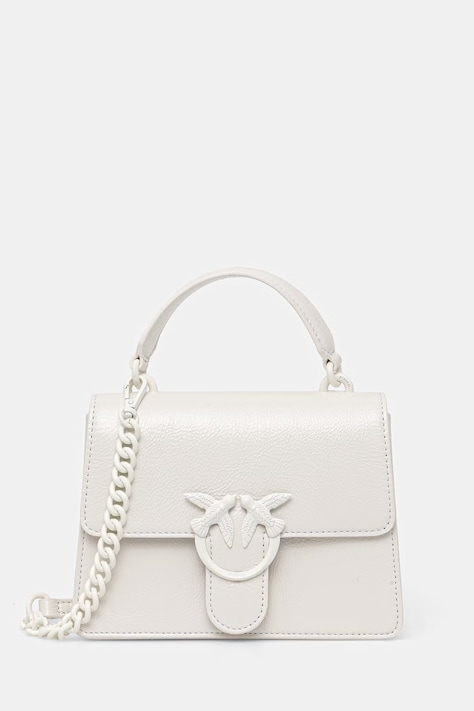 Pinko torebka skórzana kolor beżowy 100071 A315