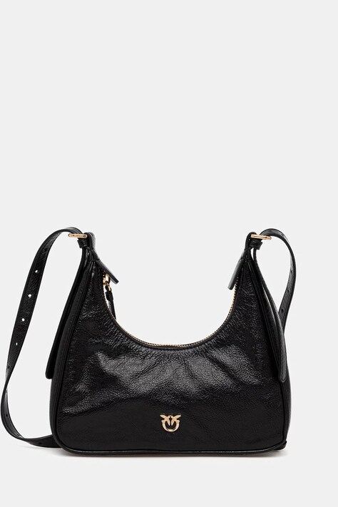 Pinko torebka skórzana kolor czarny 105900 A315