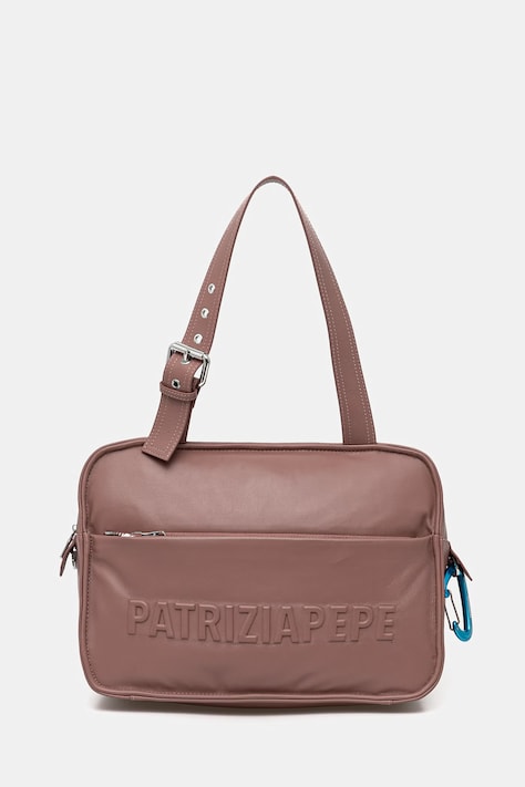 Patrizia Pepe torebka tote damska skórzana różowa 2B0125 L113F