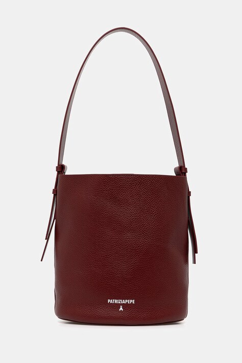 Patrizia Pepe torebka damska skórzana brązowa 8B0287 L148