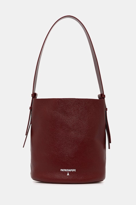 Patrizia Pepe torebka damska skórzana brązowa 8B0287 L148