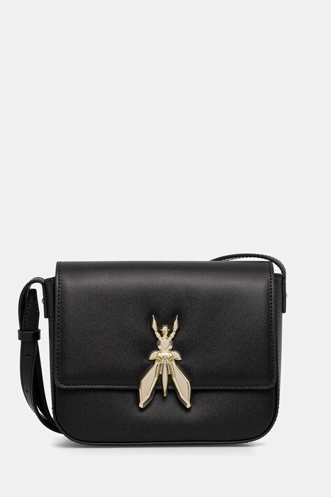 Patrizia Pepe torebka skórzana kolor czarny 8B0303 L061