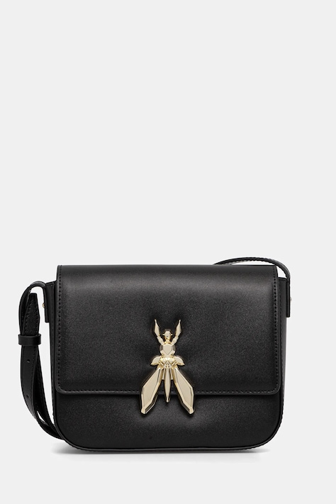 Patrizia Pepe torebka skórzana kolor czarny 8B0303 L061