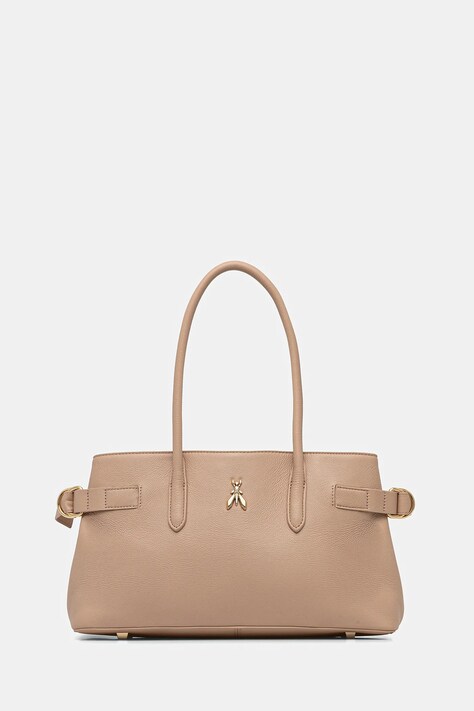 Patrizia Pepe torebka skórzana kolor pomarańczowy 8B0305 L162