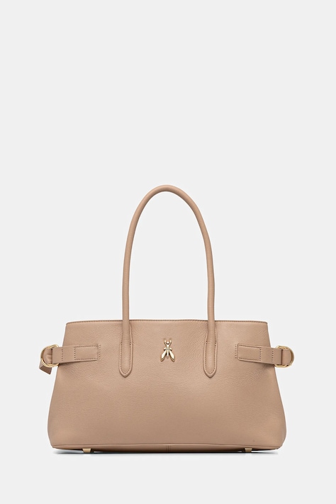 Patrizia Pepe torebka skórzana kolor pomarańczowy 8B0305 L162