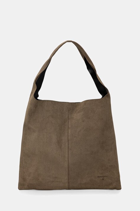 Patrizia Pepe torebka damska zamszowa zielona 8B0321 L153