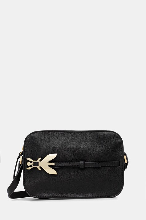 Patrizia Pepe torebka skórzana kolor czarny 8B0328 L162