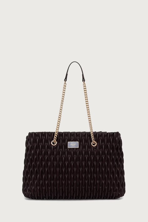Joop! Torebka shopper damska z imitacji skóry Ruga Niecy brązowa 4130001073