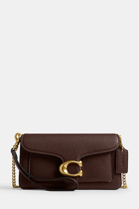 Coach torebka skórzana Tabby 19 kolor brązowy CBF14