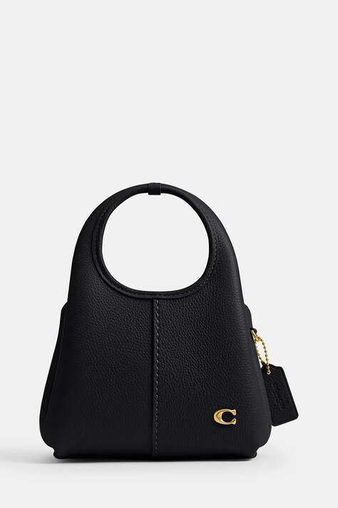 Coach torebka skórzana Lana 19 kolor czarny CCY32