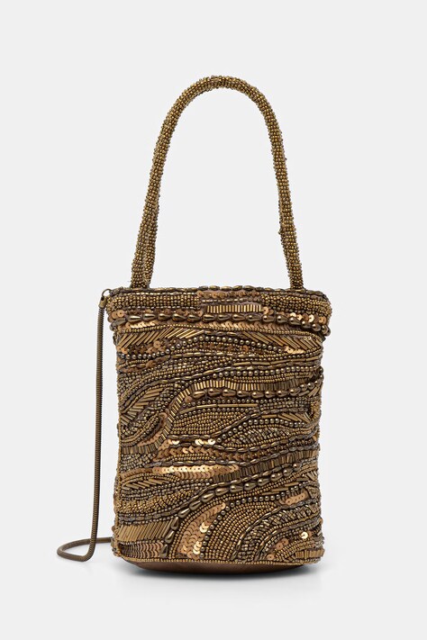 Hoss Intropia torebka worek damska złota 2053139