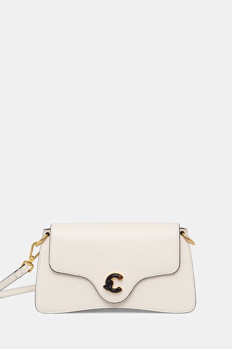 Coccinelle torebka skórzana kolor beżowy E5 U4G 27 01 01