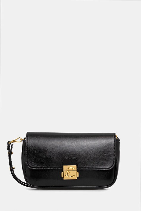 Coccinelle torebka skórzana kolor czarny E5 U4M 52 01 01