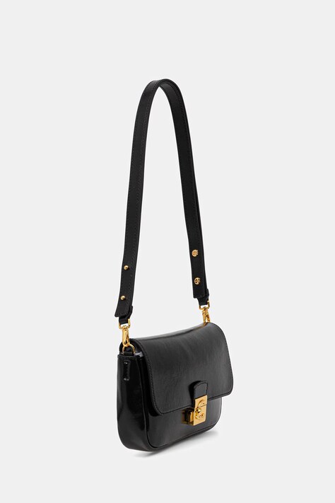 Coccinelle torebka skórzana kolor czarny E5 U4M 52 01 01