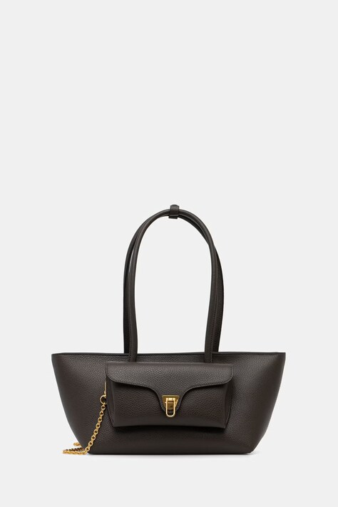Coccinelle shopper torba ženska usnjena DOUBLE BEAT zelena E1 T8A 11 03 01
