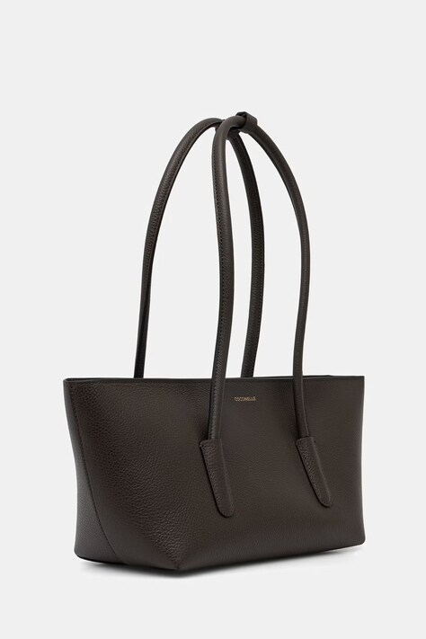 Coccinelle torebka shopper damska skórzana DOUBLE BEAT zielona E1 T8A 11 03 01