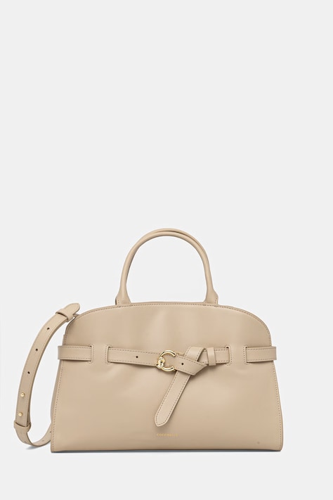 Coccinelle torebka skórzana SABINE kolor beżowy E1 TLA 18 04 01