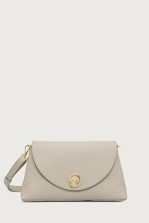 Coccinelle Сумка crossbody для женщин кожаная NIKLA бежевая E1 TOA 12 01 01