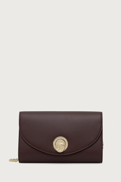 Coccinelle Сумка crossbody для женщин кожаная NIKLA SMOOTH бордо E1 TOB 15 01 01