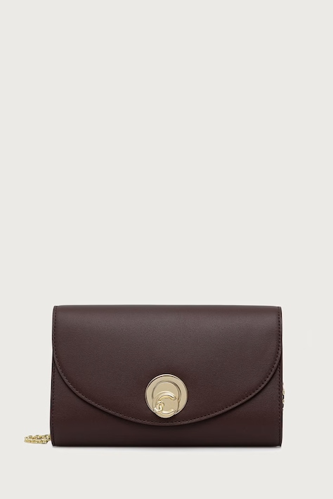Coccinelle Сумка crossbody для женщин кожаная NIKLA SMOOTH бордо E1 TOB 15 01 01
