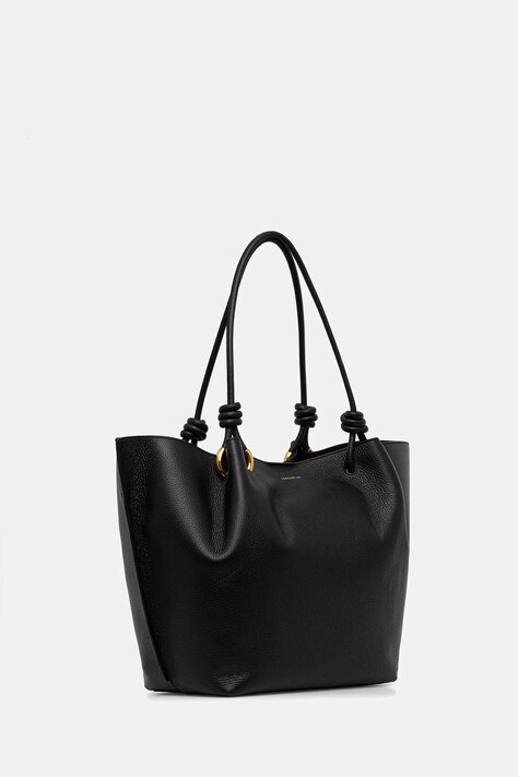 Coccinelle torebka skórzana FINN kolor czarny E1 U07 11 01 01