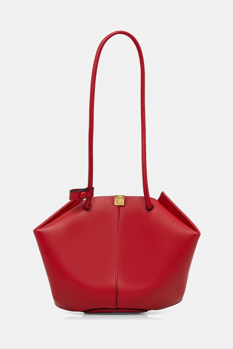 Coccinelle torebka skórzana KAMY kolor czerwony E1 U2L 11 03 01