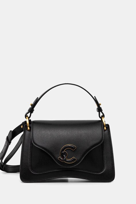 Coccinelle torebka skórzana C-ME CALF&MARB kolor czarny E1 U4G 18 02 01