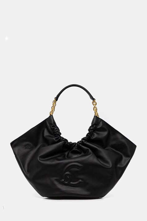 Coccinelle torebka skórzana SMASH kolor czarny E1 U5F 11 02 01