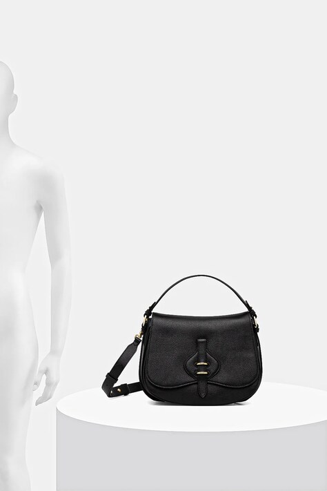 Coccinelle torebka skórzana MAVERY kolor czarny E1 U7F 18 01 01