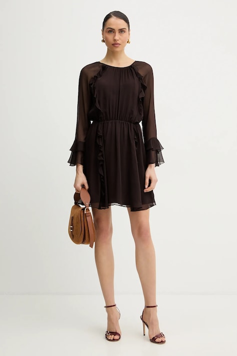 Coccinelle torebka zamszowa MAVERY SUEDE kolor brązowy E1 U7H 18 01 01