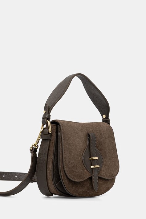 Coccinelle χιαστί γυναικεία δέρμα σουέτ MAVERY SUEDE πράσινη E1 U7H 18 02 01
