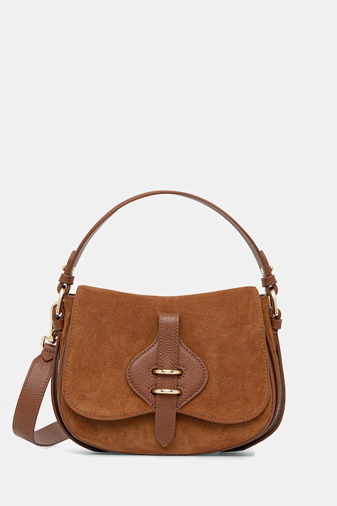 Coccinelle torebka skórzana MAVERY SUEDE kolor brązowy E1 U7H 18 02 01