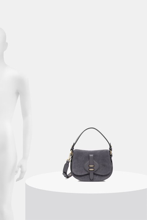 Coccinelle torebka crossbody damska zamszowa MAVERY SUEDE szara E1 U7H 18 02 01
