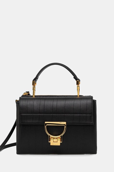 Coccinelle torebka skórzana ARLETTIS PLISSE kolor czarny E1 UD9 55 B7 01