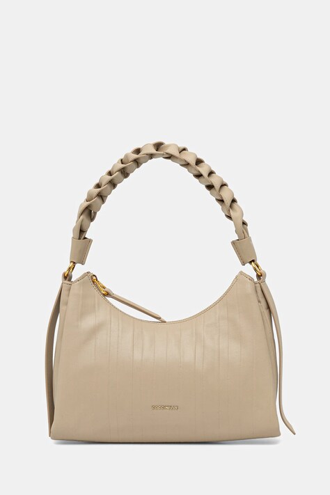 Coccinelle torebka skórzana BOHEME PLISSE kolor beżowy E1 UT1 13 03 01