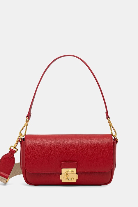 Coccinelle torebka skórzana C-ME LOCK kolor czerwony E1 U4K 12 02 01