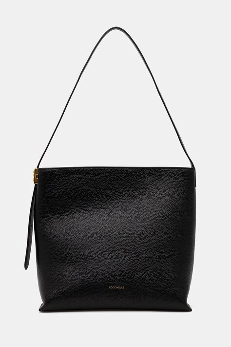 Coccinelle torebka skórzana C-ME LOCK kolor czarny E1 U4K 13 02 01