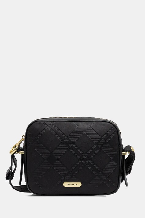 Barbour torebka skórzana Daphne kolor czarny LBA0510