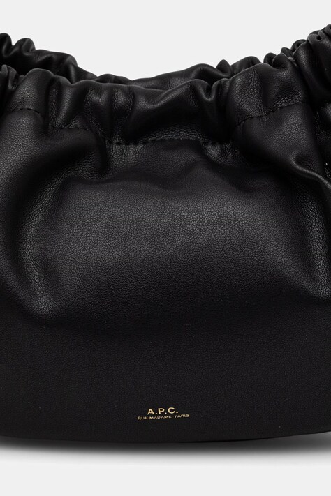 Сумочка A.P.C. SAC NINON HOOP — SS26-TOD12C, чорний — фото 4