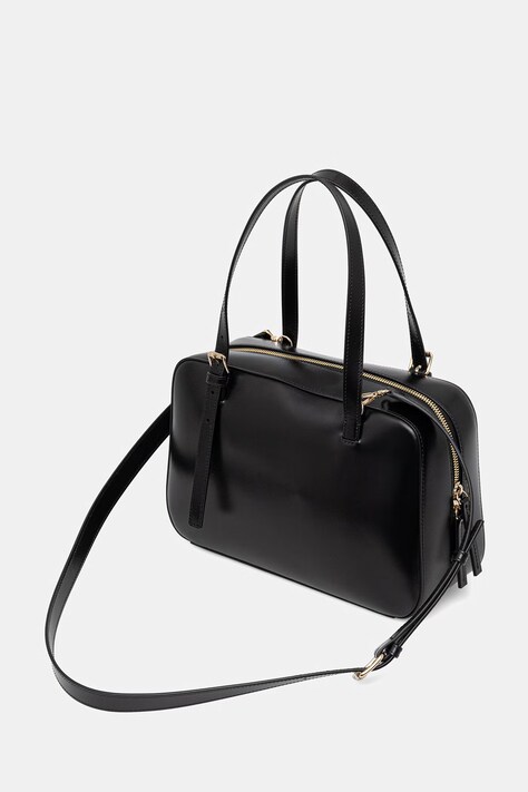 A.P.C. сумка крос-боді жіноча шкіряна SAC VIRGINIE BOX — SS26-TOD12E, чорний — фото 3