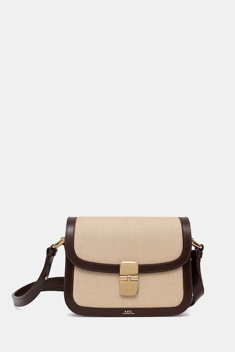 A.P.C. torebka crossbody damska SAC GRACE SMALL beżowa LIAFB.F61413