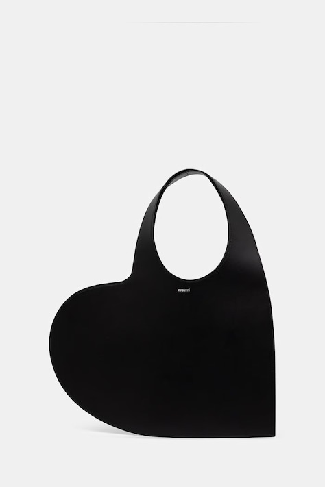 Coperni leather handbag Heart black color COPBA14F6083
